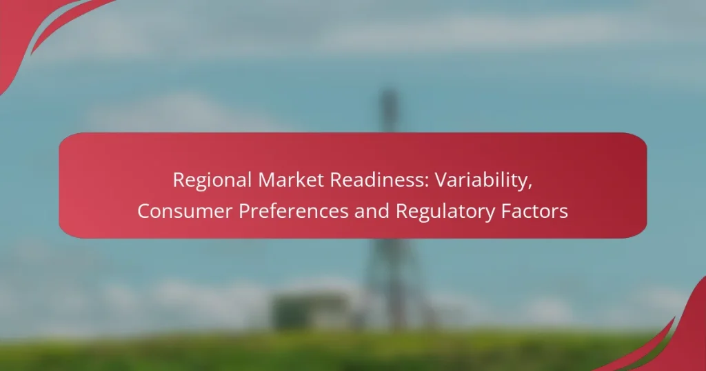 Regional Market Readiness: Variability, Consumer Preferences and Regulatory Factors